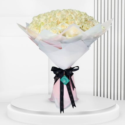 fresh-100-white-roses-bouquet