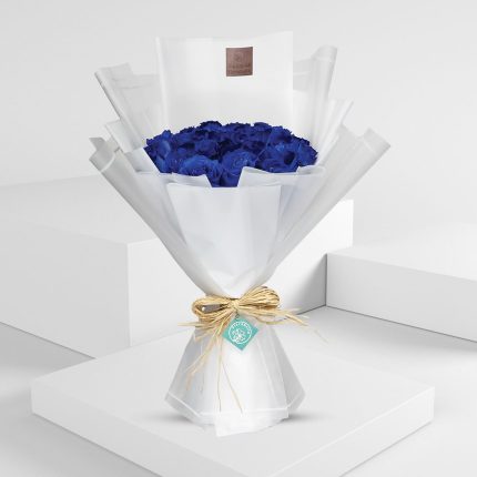 blue roses bouquet online delivery