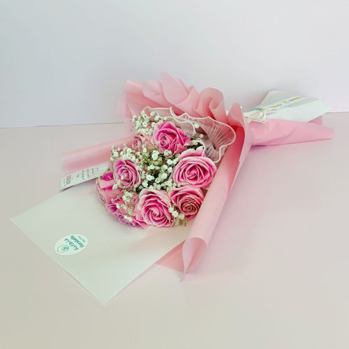 pink 10 roses bouquet buy in qatar