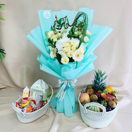bouquet and gift combo