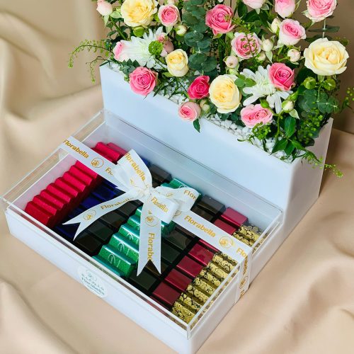 ramadan flower with chocolate