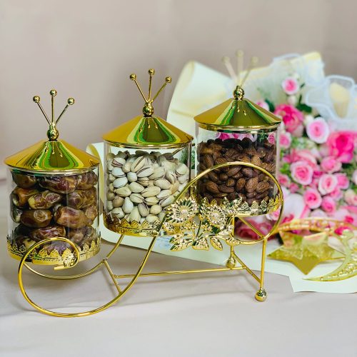 ramadan flower bouquet with nuts