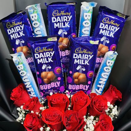 Dairy milk chocolate bouquet