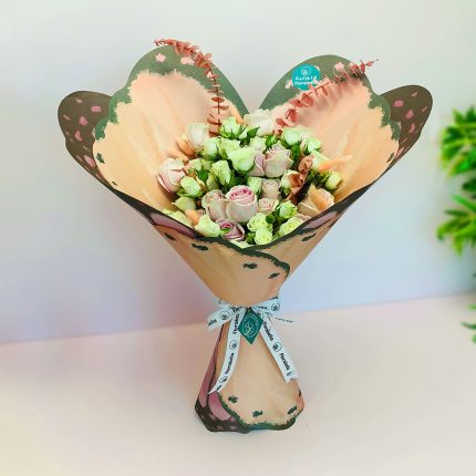 butterfly style bouquet in qatar