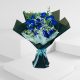 special blue roses flower bouquet buy in doha