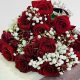 red roses bouquet for winter collections