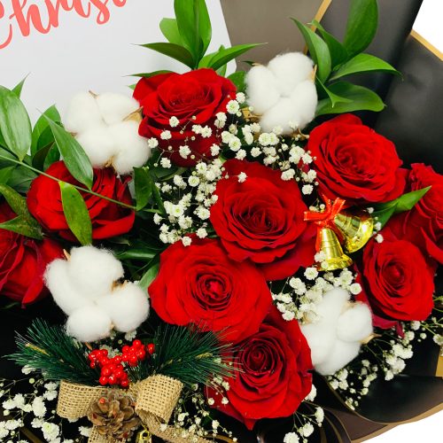 flower bouquet for Christmas