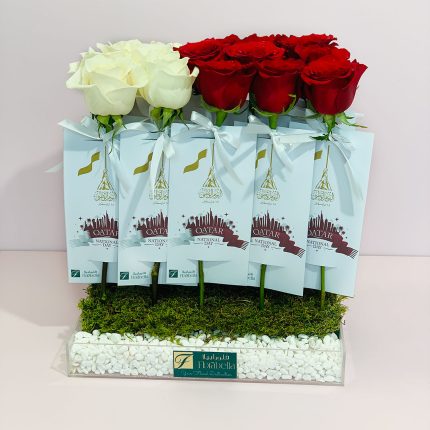 national day flower arrangement