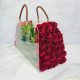 Unique Glitter Red roses bag for the first time in qatar