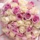Luxury Pink & Ivory Rose Bouquet in Doha | Florabella Flowers