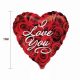 I Love you foil Ballon for Valentine day gift in buy online in Qatar, Valentines day gifts and rose bouquet in Qatar