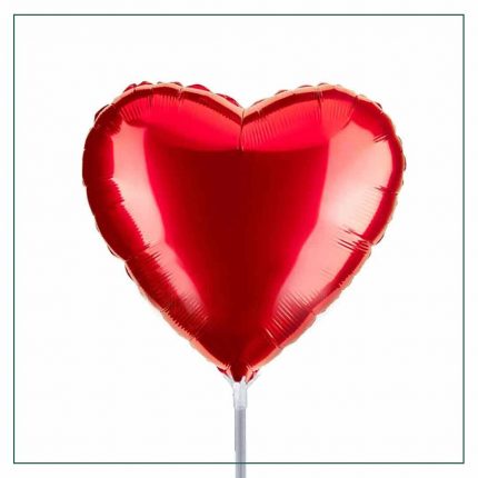 Red heart foil balloon, buy online in Qatar, Giftshop to buy ballons in Qatar