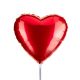 Valentine's day gifts online in Qatar Red-heart-foil-balloon-single