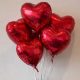 Vsanantine day 50 Red rose bouquet with gifts, Teddy bear, Red heart Foil Balloon