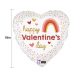 Valentine Foil Ballllon order online in Qatar, Happy valentines Foil Ballon in Qatar, Ballon and Valentines Red rose bouquet