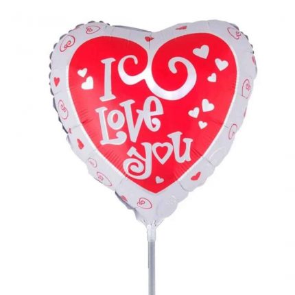 I Love you foil Ballon for Valentine day gift in buy online in Qatar, Valentines day gifts in Qatar