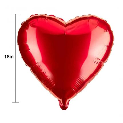 Valentine's day gifts online in Qatar Red-heart-foil-balloon-single balloon buy online in Qatar