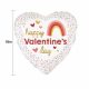 Valentine Foil Balloon order online in Qatar, Happy valentines Foil Balloon in Qatar, Balloon and Flower bouquet delivery in Qatar