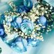 Blue roses bouqeut buy online in Qatar, gift for mens, flower bouquet for mens, gift idea for husband