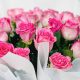 elegant pink roses bouquet buy online Qatar