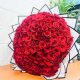 Luxury 200 red roses bouquet handcrafted with fresh premium red roses and elegant wrapping, perfect for marriage proposals, anniversaries, Valentine's Day, and same-day flower delivery in Doha, Qatar