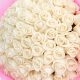 Buy a luxurious 100 Pink Roses Bouquet in Qatar. Handcrafted with fresh premium pink roses for birthdays, anniversaries, weddings, and romantic occasions. Same-day delivery across Doha and Qatar.