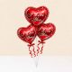 i love you read heart foil balloon buy online in Qatar