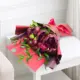 Maroon Colour Luxury Peony Bouquet – Florabella Qatar