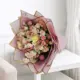 Mixed colour spray rose bouquet with fresh colourful roses for flower delivery in Qatar