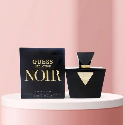 Guess Seductive Noir Eau De Toilette for Women 75ml original designer perfume available online in Qatar.