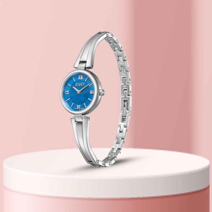 Elegant ladies wrist watch featuring a premium design with a stylish dial, suitable for casual and formal outfits in Qatar.