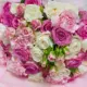 Pink baby roses, pink roses and mixed flowers luxury bouquet for flower delivery in Qatar