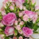 Luxury pink baby roses and pink roses bouquet with simple wrapping, flower delivery in Qatar