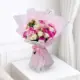 Pink baby roses, pink roses and mixed flowers luxury bouquet for flower delivery in Qatar