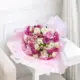Pink baby roses, pink roses and mixed flowers luxury bouquet for flower delivery in Qatar