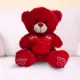 Red soft toy teddy bear combo gift for girlfriend, birthday and anniversary in Qatar